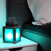 Geometric Pixel Lantern LED Table Light, Multi-Color Ambient Night Lamp For Desktop Decor And Children’s Bedrooms