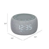 Bluetooth White Noise Alarm Clock Speaker with Color‑Changing Night Light
