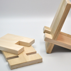 Detachable Blank Device Display Holder, Unfinished Assembly Phone Support Stand Suitable For Custom Diy Decoration