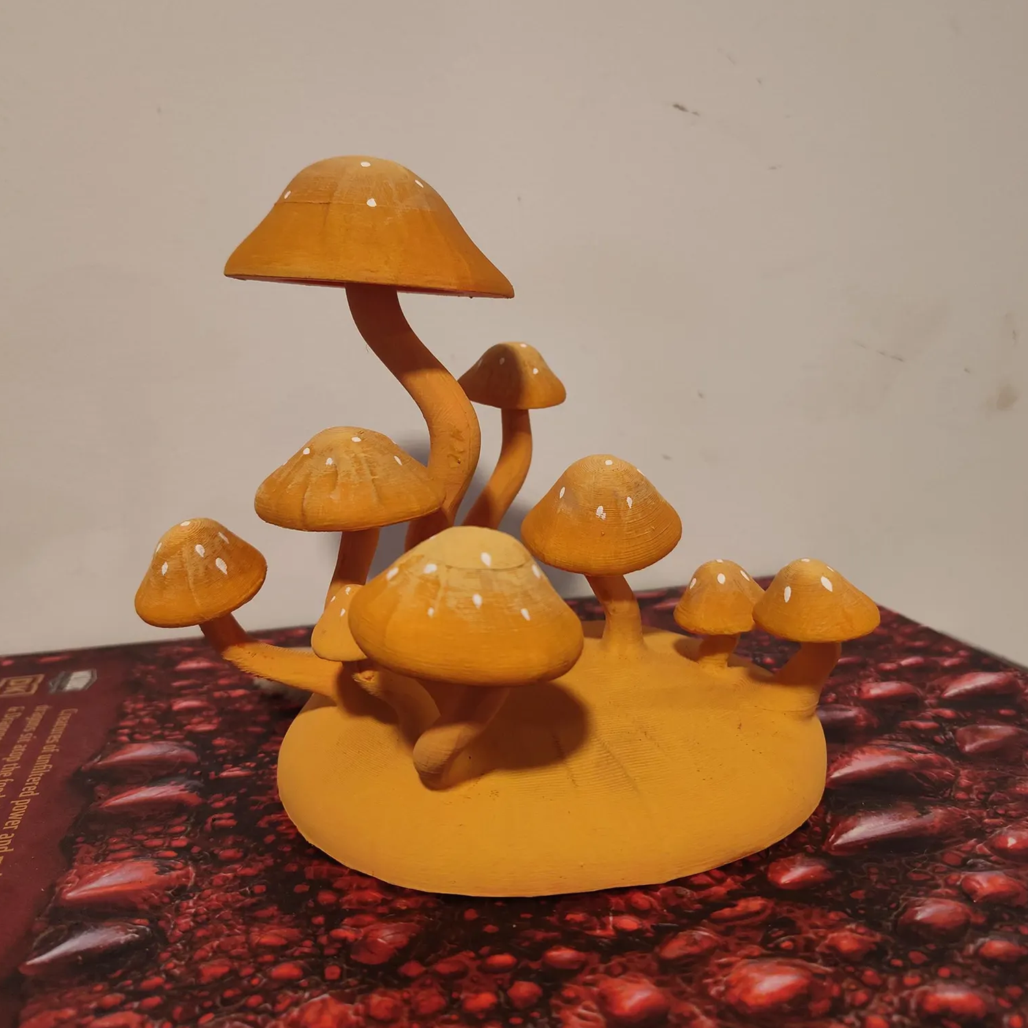 Fantasy Mushroom Shaped Phone Holder, Decorative Desktop Device Support Stand For Bedside And Workstation
