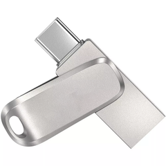 256 GB All‑Metal Dual‑Interface USB‑A & USB‑C Flash Drive