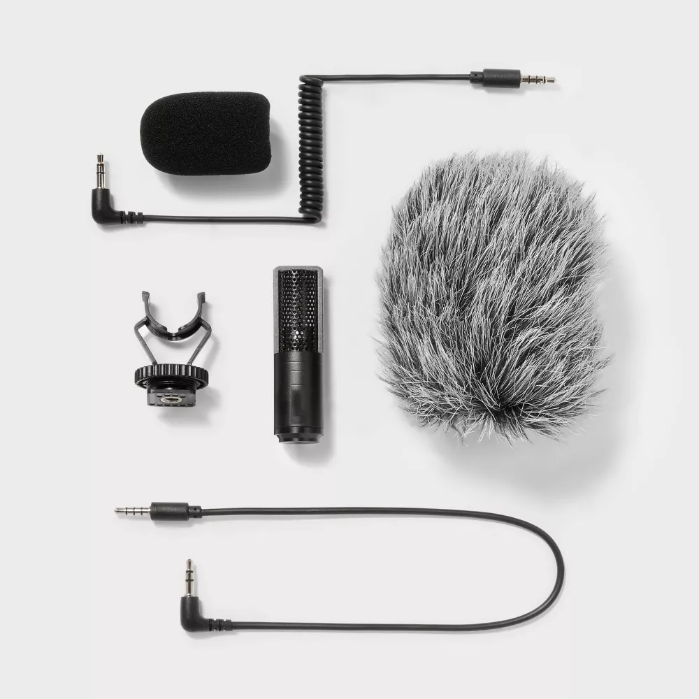Omnidirectional 3.5mm Lavalier Condenser Microphone Set